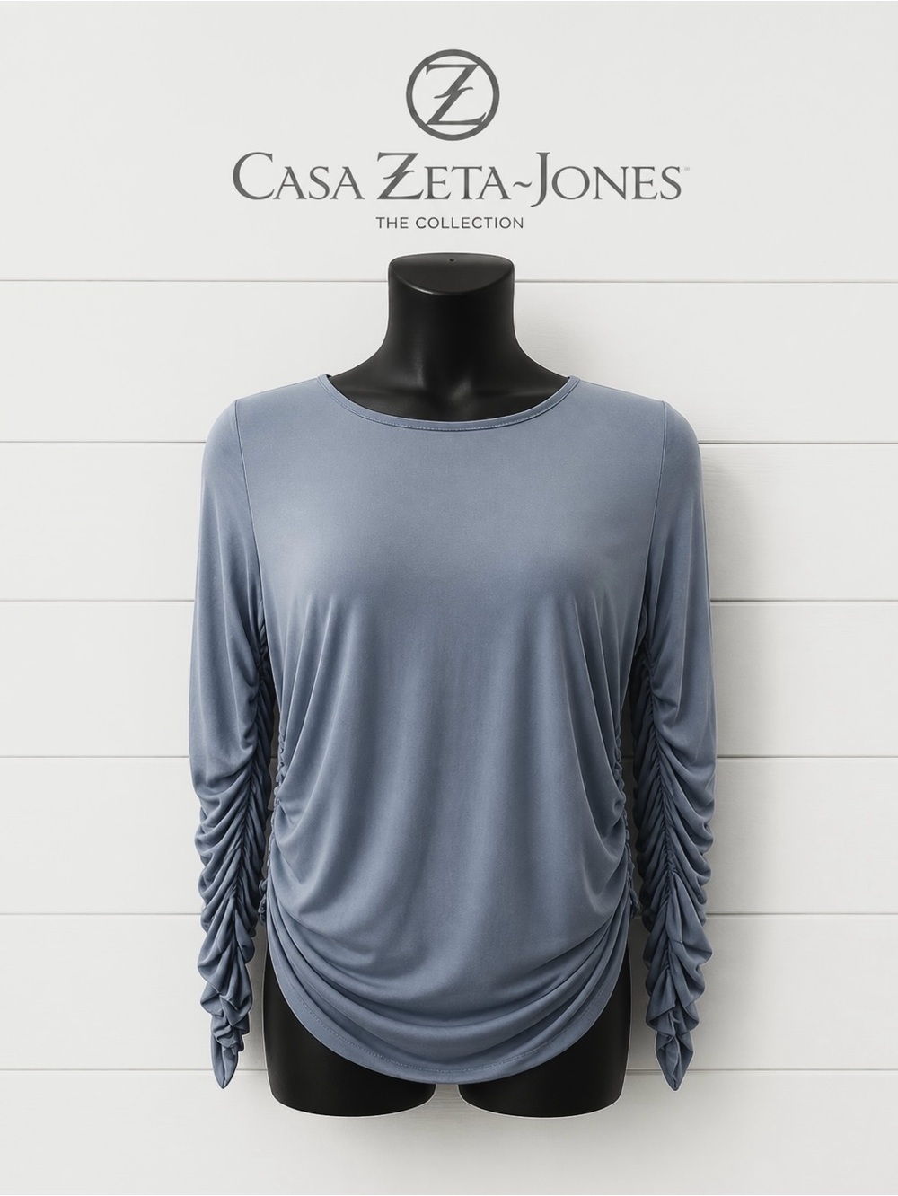 CASA ZETA-JONES – Top bleu XL